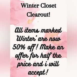 Winter Closet Clearout